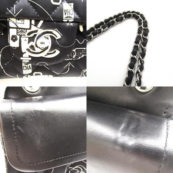 Chanel Chanel Airline Satin Flap Shoulder Bag Canvas Crossbody Bag 22622823 - Picture 9 of 10